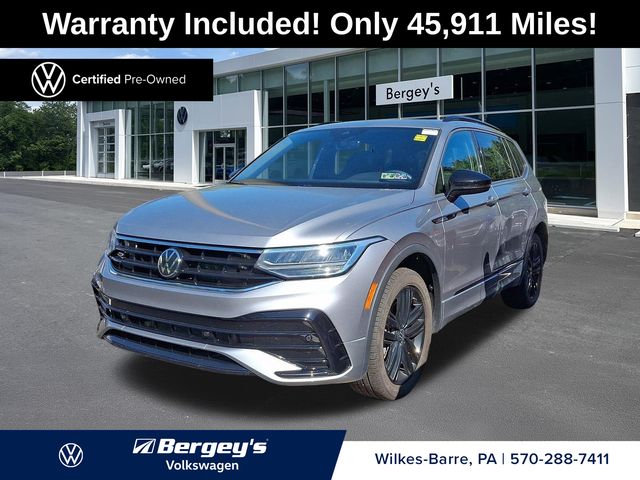 Silver 2022 Volkswagen Tiguan SUV / Crossover All-Wheel Drive 8-Speed Automatic