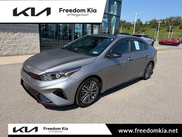 Steel Gray 2023 Kia Forte Sedan Front-Wheel Drive Continuously Variable Transmission