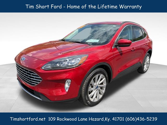 Red Metallic 2022 Ford Escape Titanium AWD SUV / Crossover All-Wheel Drive 8-Speed Automatic