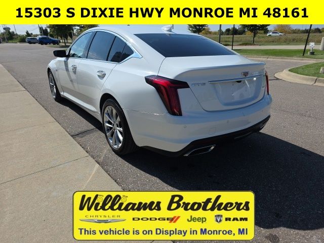 2023 Cadillac CT5 Premium Luxury - Summit White exterior view 8