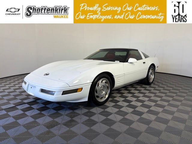 White 1993 Chevrolet Corvette Coupe RWD Coupe Rear-Wheel Drive 4-Speed Automatic