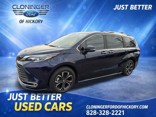 Blueprint 2025 Toyota Sienna Platinum 7-Passenger AWD Minivan All-Wheel Drive Continuously Variable Transmission