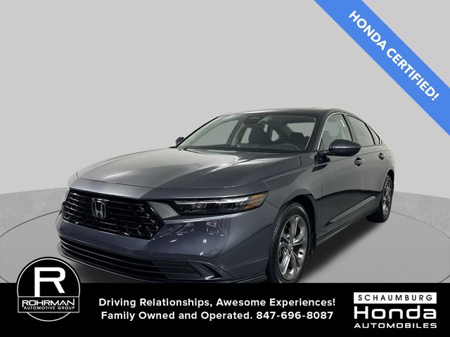 Meteorite Gray Metallic 2024 Honda Accord Sedan Front-Wheel Drive Continuously Variable Transmission