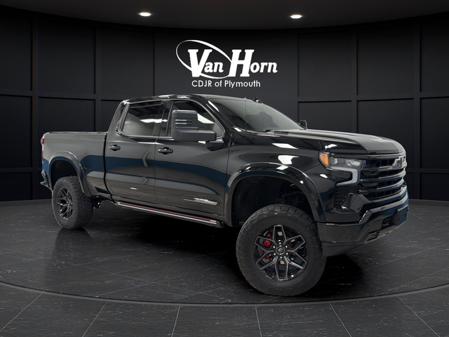Black 2024 Chevrolet Silverado 1500 Pickup Truck Four-Wheel Drive Automatic