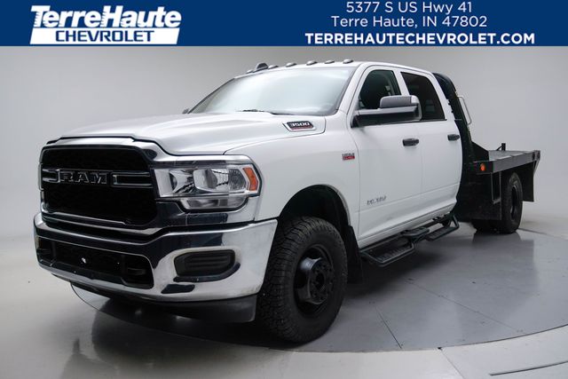 Bright White Clearcoat 2020 RAM 3500 Chassis Tradesman Crew Cab DRW 4WD Pickup Truck Four-Wheel Drive 6-Speed Automatic