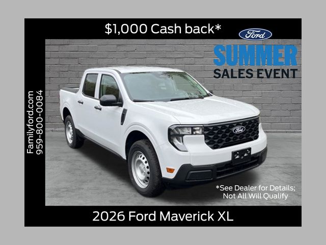 Oxford White 2026 Ford Maverick Pickup Truck All-Wheel Drive 8-Speed Automatic