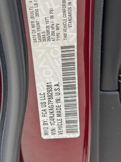 2023 Jeep Grand Cherokee L Altitude Red at River Oaks CDJR