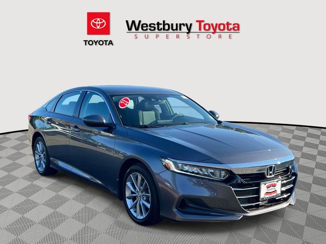 Lunar Silver Metallic 2021 Honda Accord Sedan Front-Wheel Drive Continuously Variable Transmission