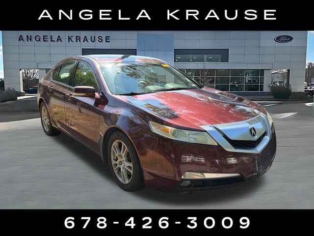 Basque Red Pearl 2009 Acura TL Sedan Front-Wheel Drive 5-Speed Automatic