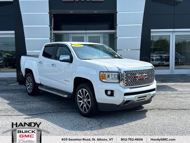 Summit White 2019 GMC Canyon Pickup Truck Four-Wheel Drive 8-Speed Automatic