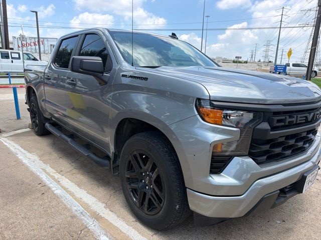 2023 Chevrolet Silverado 1500 Custom Gray at Wharton Chevrolet GMC
