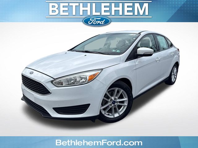 Oxford White 2017 Ford Focus Sedan Front-Wheel Drive 6-Speed Automatic