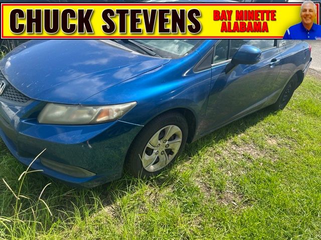 Blue 2013 Honda Civic Coupe Coupe Front-Wheel Drive 5-Speed Automatic