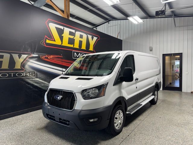 Oxford White 2025 Ford Transit Cargo Van Rear-Wheel Drive