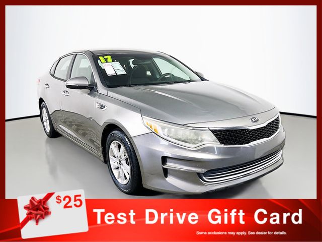 Titanium Silver 2017 Kia Optima LX Sedan Front-Wheel Drive 6-Speed Automatic
