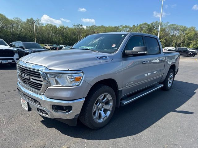 2021 Billet Silver Metallic Clearcoat Ram 1500 Big Horn 4X4 Truck