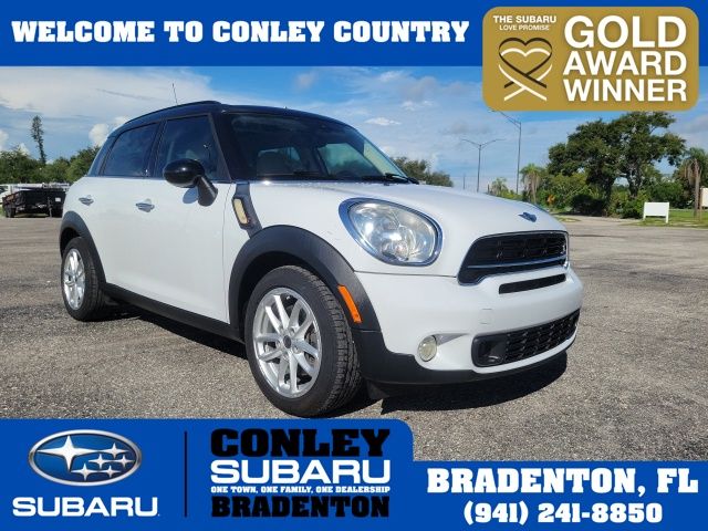 Light White 2015 MINI Countryman SUV / Crossover Front-Wheel Drive 6-Speed Automatic