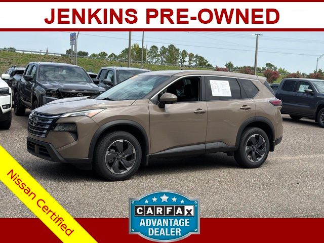 Baja Storm Metallic 2025 Nissan Rogue SUV / Crossover Front-Wheel Drive Continuously Variable Transmission