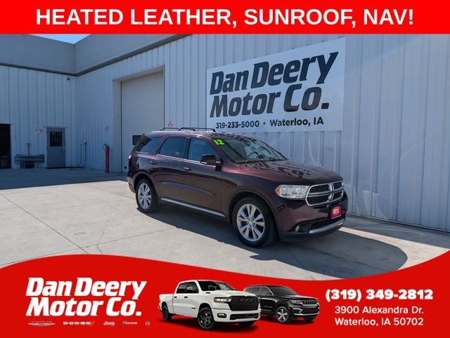 Deep Molten Red Pearlcoat 2012 Dodge Durango SUV / Crossover All-Wheel Drive 5-Speed Automatic