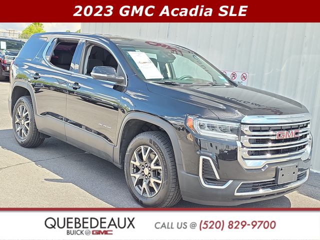 Black (Ebony Twilight Metallic) 2023 GMC Acadia SUV / Crossover Front-Wheel Drive 9-Speed Automatic