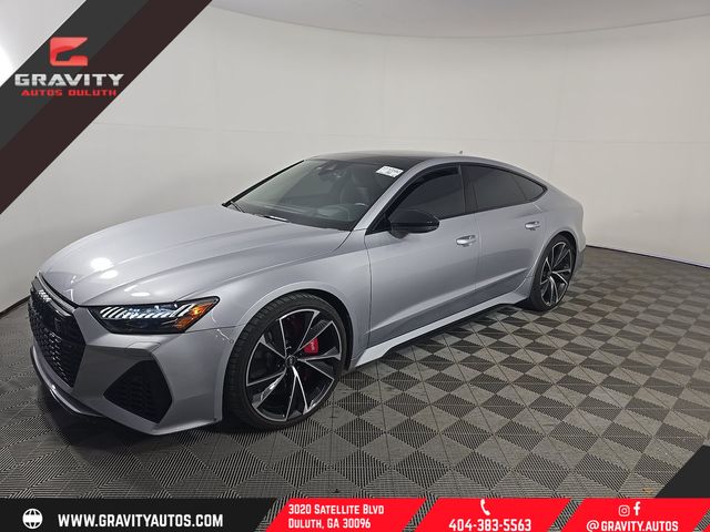 Silver Metallic 2023 Audi RS 7 Sedan All-Wheel Drive 8-Speed Automatic