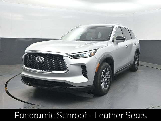 Gray (Liquid Platinum) 2023 INFINITI QX60 SUV / Crossover Front-Wheel Drive 9-Speed Automatic