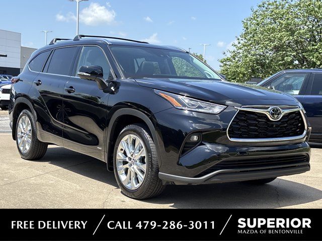 Midnight Black Metallic 2026 Toyota Highlander Hybrid SUV / Crossover All-Wheel Drive Continuously Variable Transmission