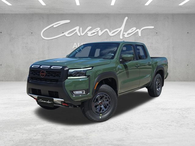 Tactical Green Metallic 2026 Nissan Frontier PRO-4X Crew Cab 4WD Pickup Truck Four-Wheel Drive 9-Speed Automatic Overdrive