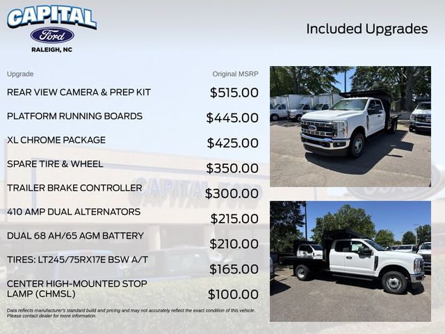 New 2026 White Ford 10FT DUMP/NO SIDES image 3