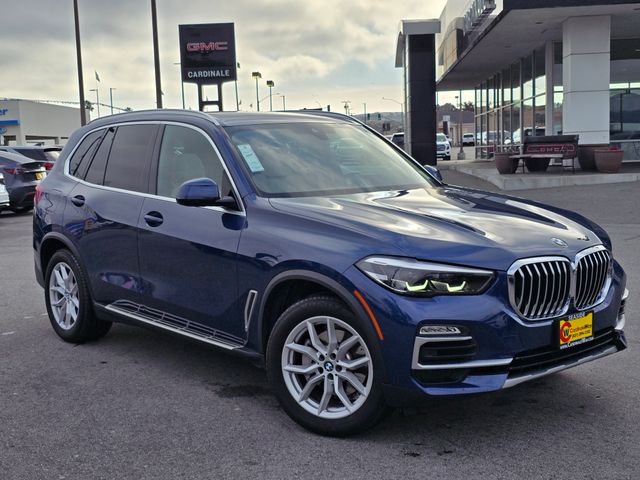 Blue Metallic 2020 BMW X5 sDrive40i RWD SUV / Crossover Rear-Wheel Drive 8-Speed Automatic