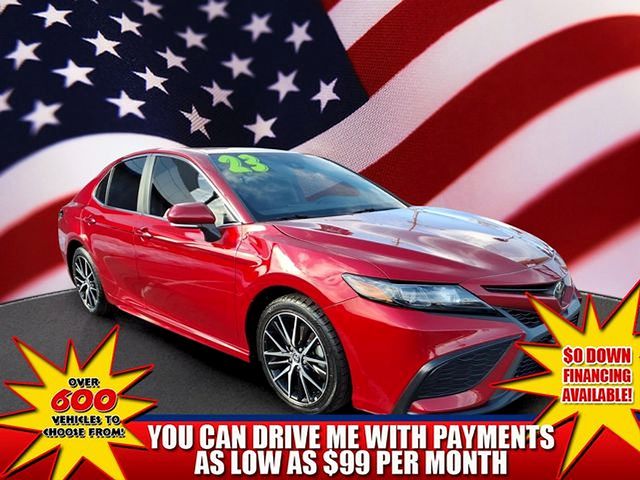 Red 2023 Toyota Camry Sedan Front-Wheel Drive 8-Speed Automatic