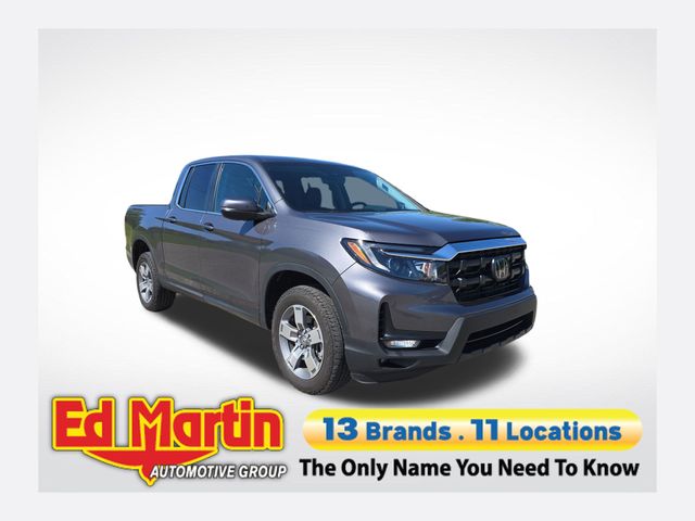 Gray 2025 Honda Ridgeline Pickup Truck All-Wheel Drive 9-Speed Automatic