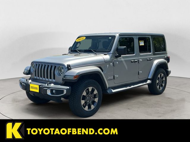 Pre-Owned 2018 Jeep Wrangler Unlimited Sahara 4WD 4D Sport Utility
