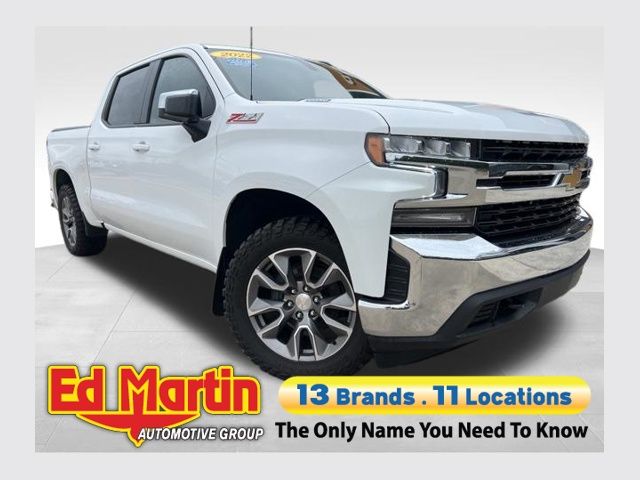 Summit White 2022 Chevrolet Silverado 1500 Pickup Truck Four-Wheel Drive Automatic