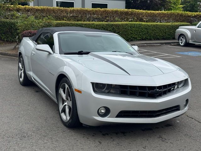 Silver Ice Metallic 2012 Chevrolet Camaro Convertible Rear-Wheel Drive 6-Speed Manual