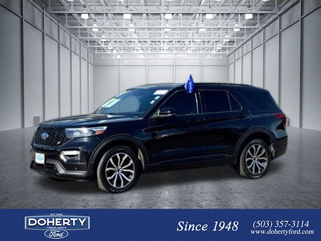 Black Metallic 2020 Ford Explorer ST AWD SUV / Crossover All-Wheel Drive Automatic