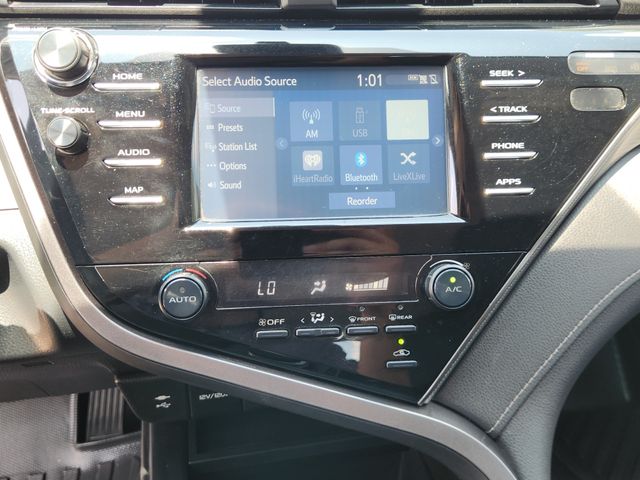 2019 Toyota Camry SE White at Cook Ford