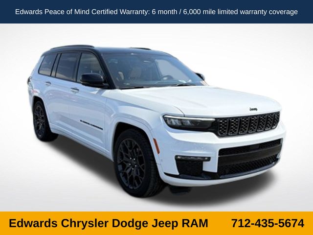 Bright White Clearcoat 2025 Jeep Grand Cherokee L SUV / Crossover Four-Wheel Drive 8-Speed Automatic