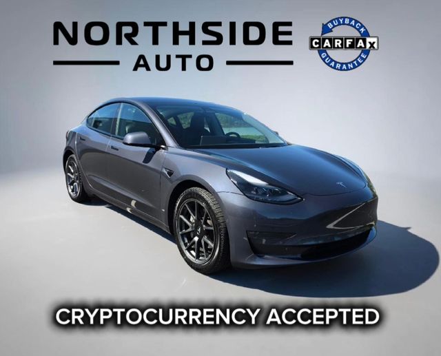 Midnight Silver Metallic 2022 Tesla Model 3 Long Range AWD Sedan All-Wheel Drive 1-Speed Automatic