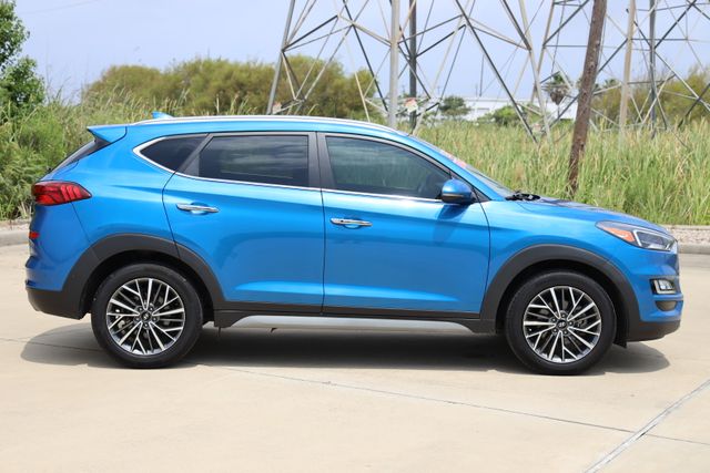 2021 Hyundai Tucson Limited Blue at Texan Dodge Chrysler Jeep Ram