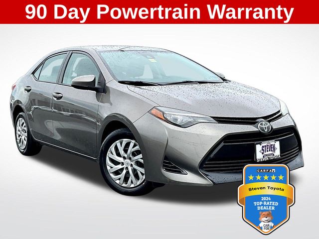 Falcon Gray Metallic 2017 Toyota Corolla Sedan Front-Wheel Drive Continuously Variable Transmission