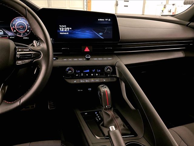 2023 Hyundai Elantra N Line White at Klick Lewis Buick Chevrolet