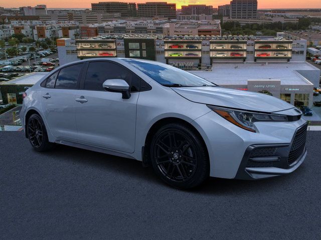 Silver 2020 Toyota Corolla Sedan Front-Wheel Drive 6-Speed Manual
