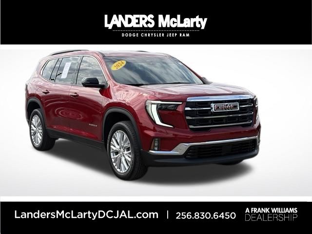Volcanic Red Tintcoat 2024 GMC Acadia SUV / Crossover Front-Wheel Drive 8-Speed Automatic