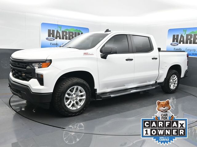 Summit White 2025 Chevrolet Silverado 1500 Pickup Truck Four-Wheel Drive Automatic
