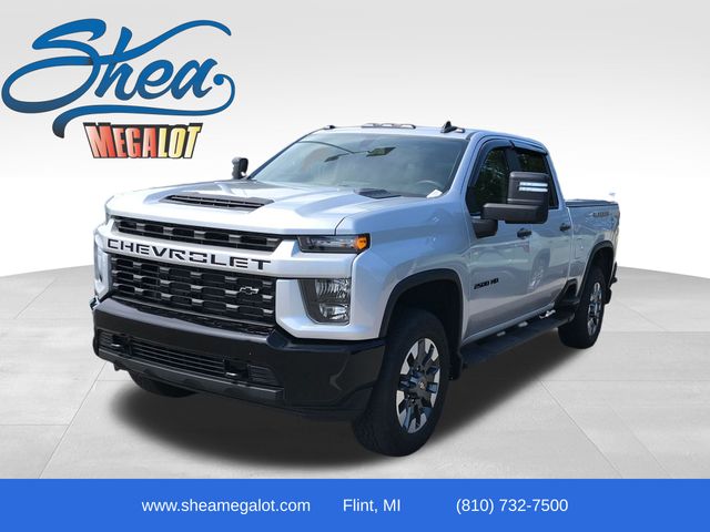 Silver Ice Metallic 2021 Chevrolet Silverado 2500HD Pickup Truck Four-Wheel Drive 6-Speed Automatic