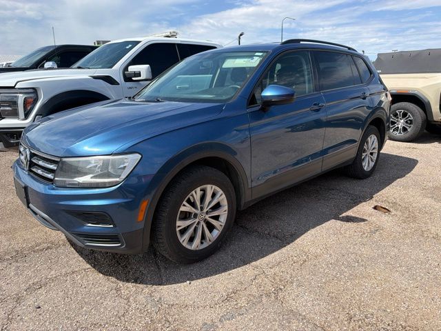 Blue Metallic 2018 Volkswagen Tiguan SUV / Crossover Front-Wheel Drive 8-Speed Automatic