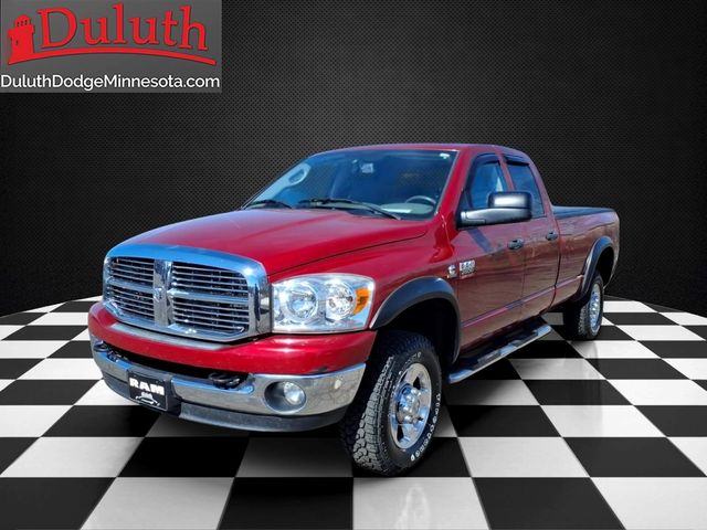 Inferno Red Crystal PC/Mineral Gray Met CC 2009 Dodge RAM 2500 SLT Quad Cab 4WD Pickup Truck Four-Wheel Drive 6-Speed Automatic