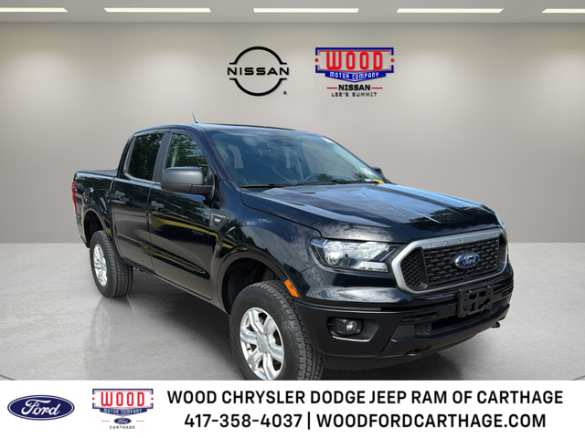 Shadow Black 2023 Ford Ranger Pickup Truck Four-Wheel Drive Automatic