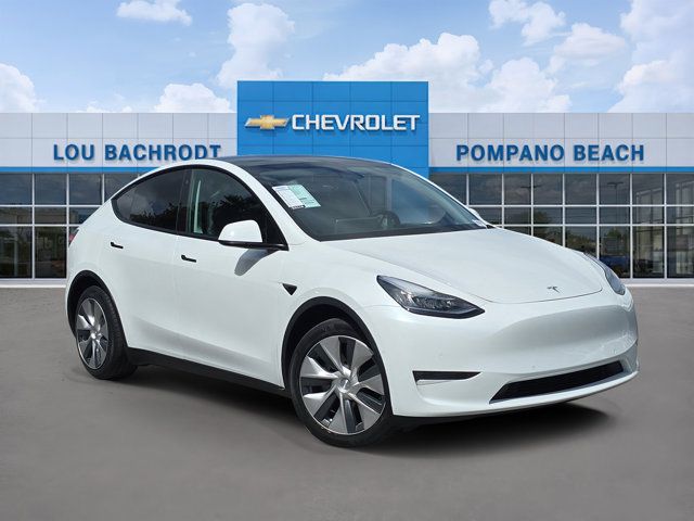 White 2020 Tesla Model Y Long Range AWD SUV / Crossover All-Wheel Drive 1-Speed Automatic